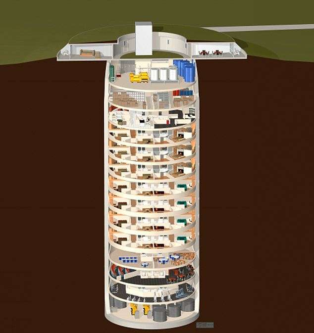 noticias Millonarios preparan edificio que soportará el fin del mundo 2012