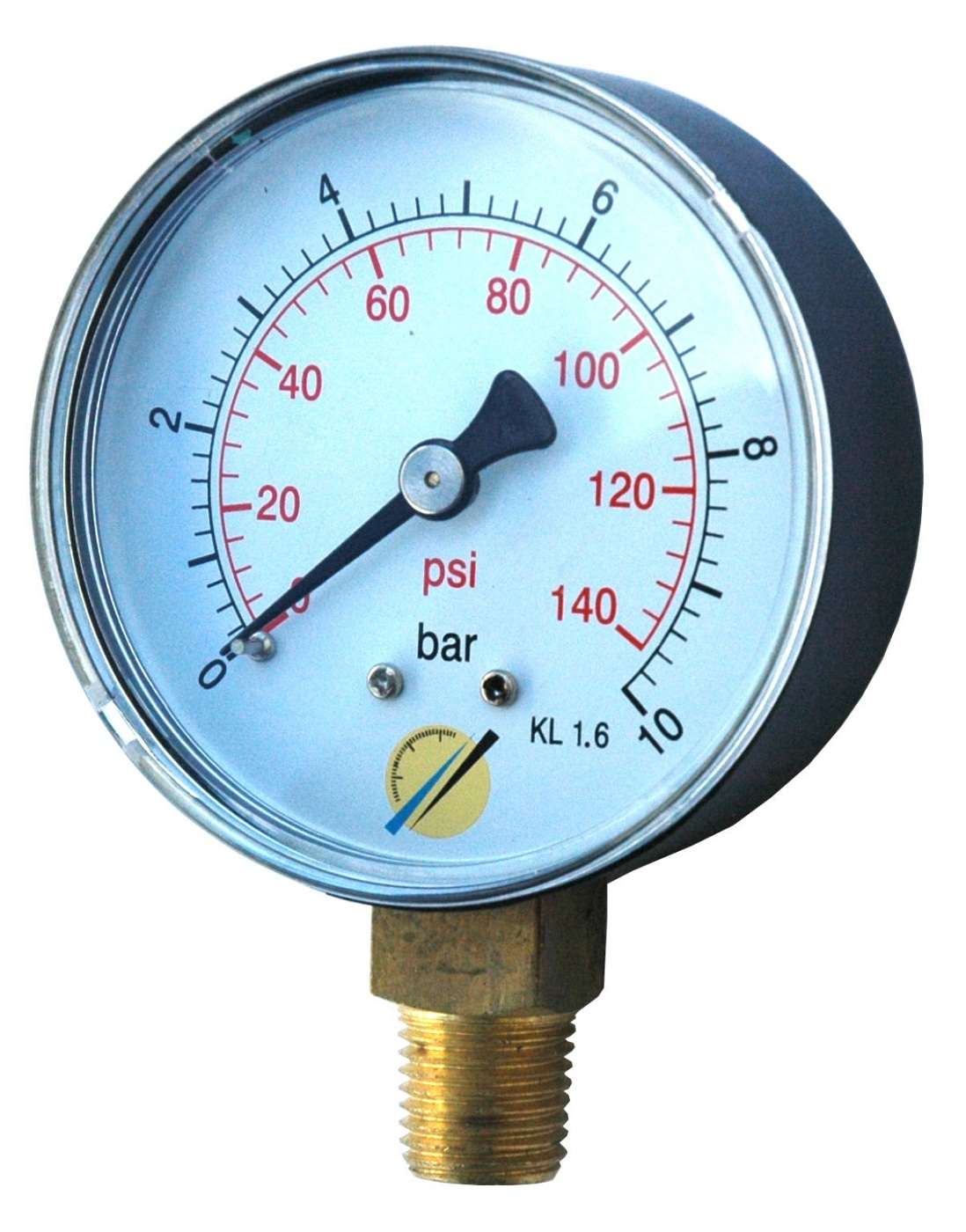 Manometre Pression Pompe Radial Sec 0 10 Bars NR0100H